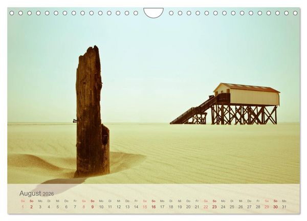 Produktbild: St. Peter-Ording durch die Jahreszeiten (Wandkalender 2026 DIN A4 quer), CALVENDO Monatskalender