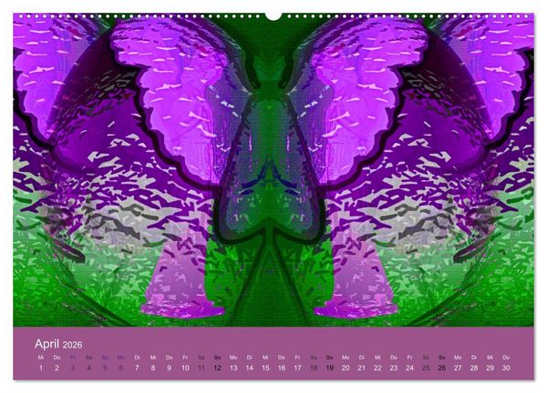 Produktbild: AUF ENGELSFL&Uuml;GELN (Wandkalender 2026 DIN A2 quer), CALVENDO Monatskalender