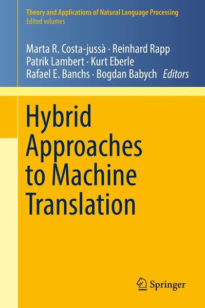 Produktbild: Hybrid Approaches to Machine Translation