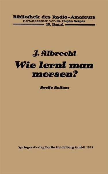 Produktbild: Wie lernt man morsen?