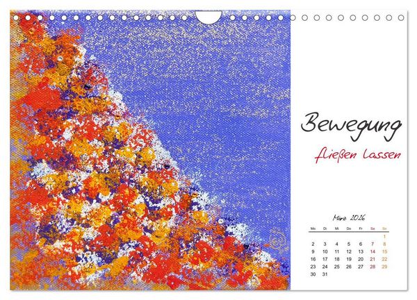Produktbild: SeelenFreudeBilder - Strahlende Impulse zum Loslassen und Tr&auml;umen (Wandkalender 2026 DIN A4 quer), CALVENDO Monatskalender