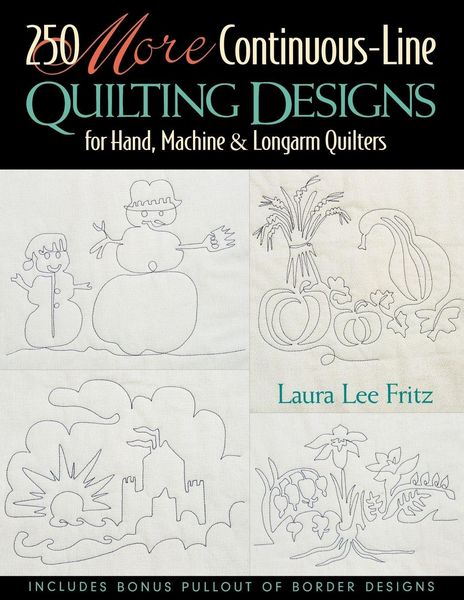 Produktbild: 250 MORE Continuous-Line Quilting Design - Print on Demand Edition