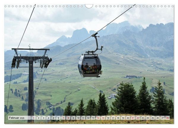 Produktbild: Bergbahnen in den Alpen (Wandkalender 2026 DIN A3 quer), CALVENDO Monatskalender