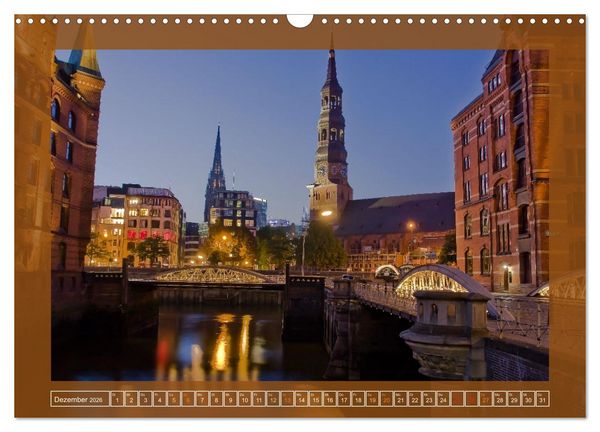 Produktbild: Hamburg, die Weltstadt im Norden von Deutschland (Wandkalender 2026 DIN A3 quer), CALVENDO Monatskalender