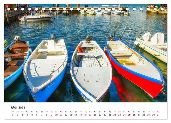 Produktbild: Malcesine am Gardasee (Tischkalender 2026 DIN A5 quer), CALVENDO Monatskalender