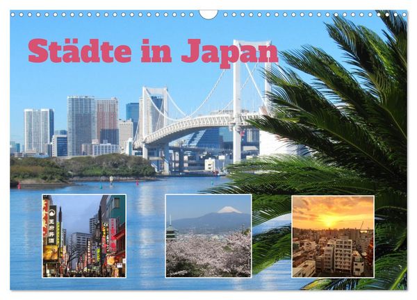 Produktbild: St&auml;dte in Japan (Wandkalender 2027 DIN A3 quer), CALVENDO Monatskalender