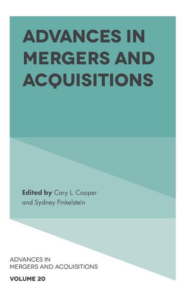 Produktbild: Advances in Mergers and Acquisitions