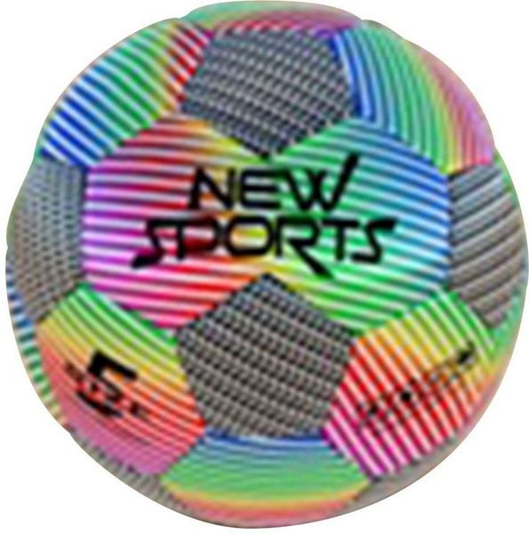 Produktbild: New Sports Fu&szlig;ball Rainbow, Gr&ouml;&szlig;e 5, unaufgeblasen