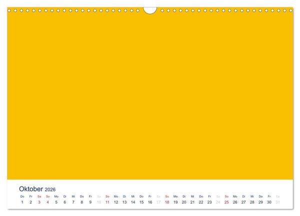 Produktbild: Farbiger Bastelkalender (Wandkalender 2026 DIN A3 quer), CALVENDO Monatskalender
