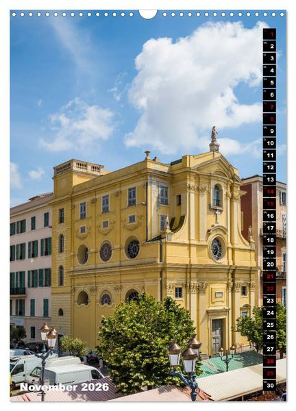 Produktbild: Idyllisches Nizza (Wandkalender 2026 DIN A3 hoch), CALVENDO Monatskalender
