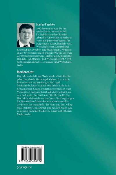 Produktbild: Medienrecht