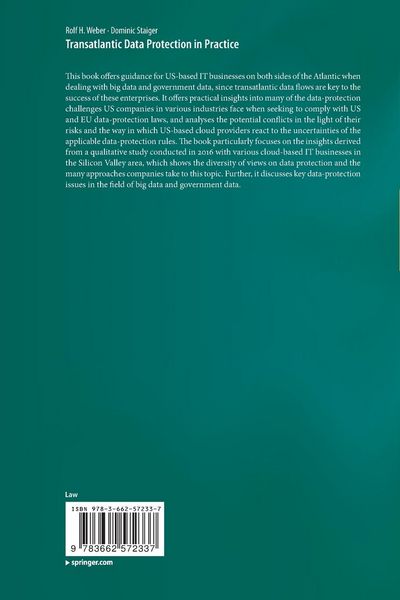 Produktbild: Transatlantic Data Protection in Practice