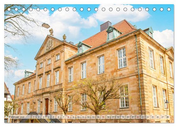 Produktbild: Historisches Osnabr&uuml;ck - Niedersachsen (Tischkalender 2026 DIN A5 quer), CALVENDO Monatskalender