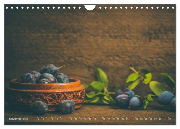 Produktbild: Beeren und Co. Stillleben (Wandkalender 2026 DIN A4 quer), CALVENDO Monatskalender