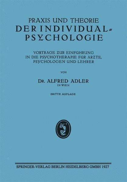 Produktbild: Praxis und Theorie der Individualpsychologie