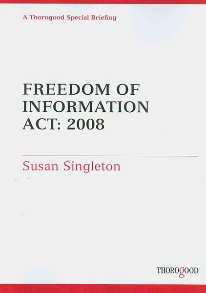 Produktbild: Freedom Of Info Act 2008/e