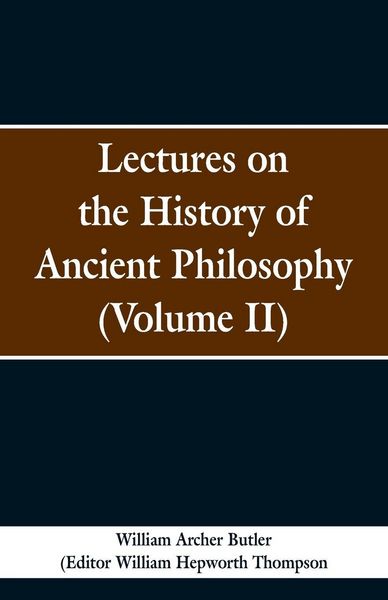 Produktbild: Lectures on the History of Ancient Philosophy (Volume II)