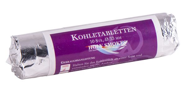 Produktbild: Kohletabletten 3.3 cm Rolle = 10 Tabletten