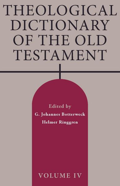 Produktbild: Theological Dictionary of the Old Testament, Volume IV