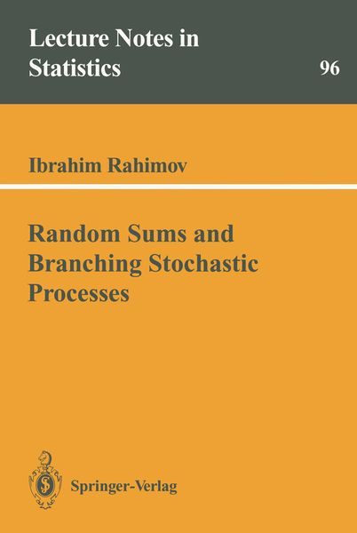 Produktbild: Random Sums and Branching Stochastic Processes