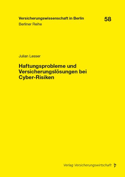 Produktbild: Haftungsprobleme und Versicherungsl&ouml;sungen bei Cyber-Risiken