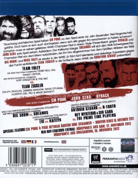 Produktbild: Survivor Series 2012
