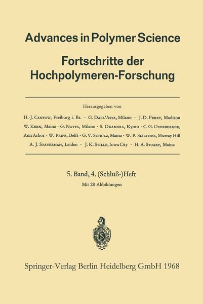 Produktbild: Advances in Polymer Science