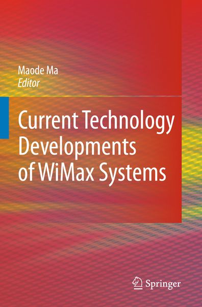 Produktbild: Current Technology Developments of WiMax Systems