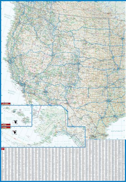 Produktbild: USA Interstate, Borch Map
