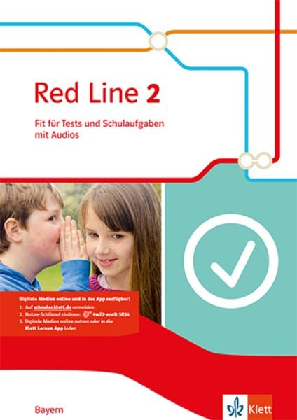 Red Line 2. Klasse 6. Ausgabe Bayern. Fit für Tests und Schulaufgaben, Set von , Klett Schulbuchverlag, 978-3-12-547327-0