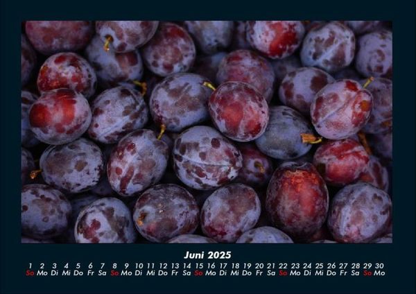 Produktbild: Obstkalender 2025 Fotokalender DIN A4