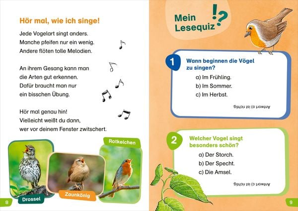 Produktbild: WAS IST WAS Erstes Lesen easy! Wie leben unsere V&ouml;gel?