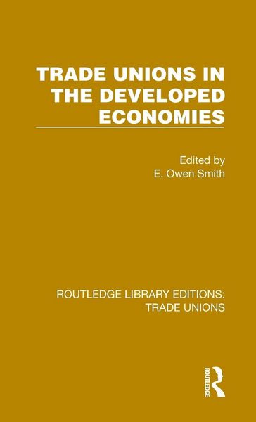 Produktbild: Trade Unions in the Developed Economies
