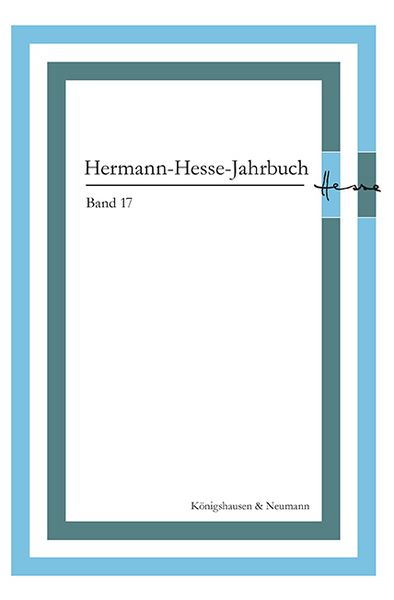 Produktbild: Hermann-Hesse-Jahrbuch, Band 17