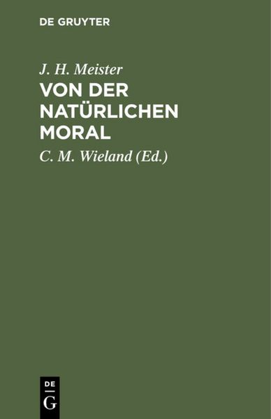 Produktbild: Von der nat&uuml;rlichen Moral