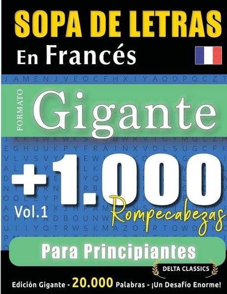 Produktbild: SOPA DE LETRAS EN FRANC&Eacute;S FORMATO GIGANTE