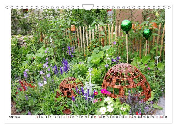 Produktbild: &Agrave; la cl&ocirc;ture du jardin (Calendrier mural 2026 DIN A4 vertical), CALVENDO calendrier mensuel