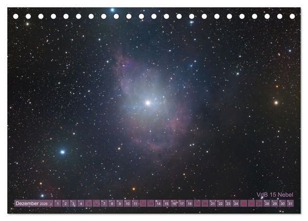 Produktbild: Deep Sky Kalender (Tischkalender 2026 DIN A5 quer), CALVENDO Monatskalender