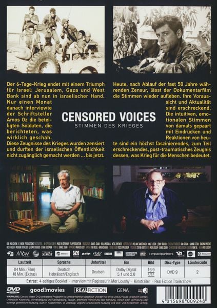 Produktbild: Censored Voices