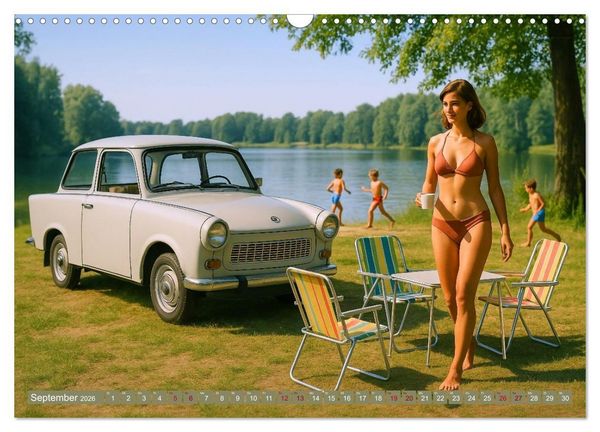 Produktbild: Alltagsgeschichten mit Trabant (Wandkalender 2026 DIN A3 quer), CALVENDO Monatskalender