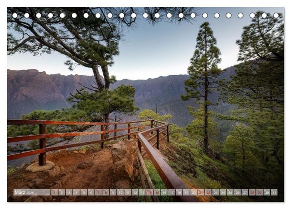 Produktbild: Kanarisch Wild - La Palma (Tischkalender 2026 DIN A5 quer), CALVENDO Monatskalender