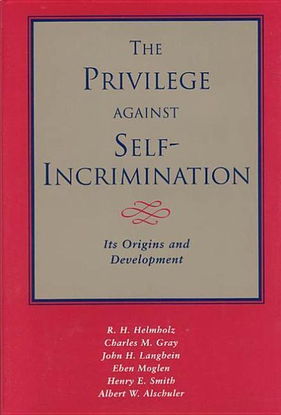 Produktbild: Privilege Against Self-Incrimi