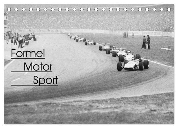 Formel Motor Sport (Tischkalender 2026 DIN A5 quer), CALVENDO Monatskalender