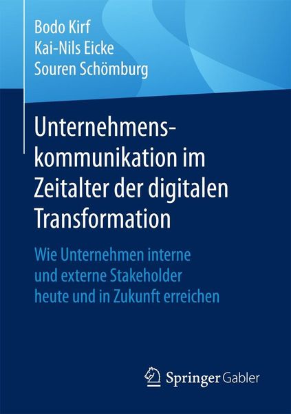 Produktbild: Unternehmenskommunikation im Zeitalter der digitalen Transformation