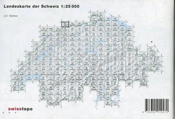 Produktbild: Swisstopo 1 : 25 000 Basel