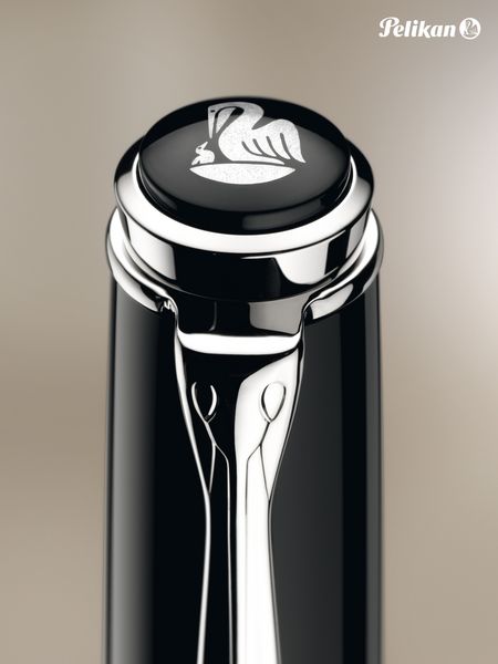 Produktbild: Pelikan F&uuml;llhalter Classic P205, Schwarz, Edelstahlfeder B