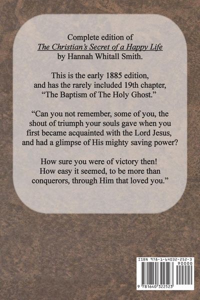 Produktbild: The Christian's Secret of a Happy Life