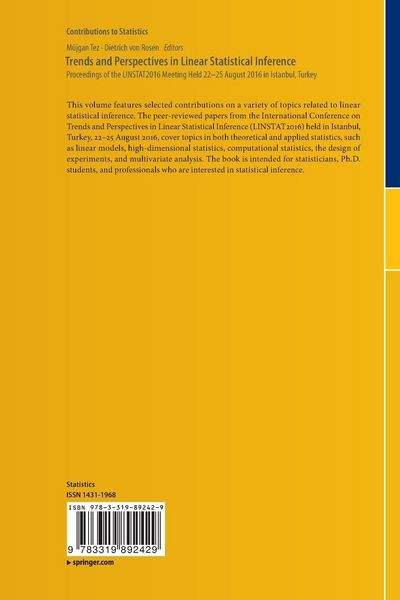 Produktbild: Trends and Perspectives in Linear Statistical Inference