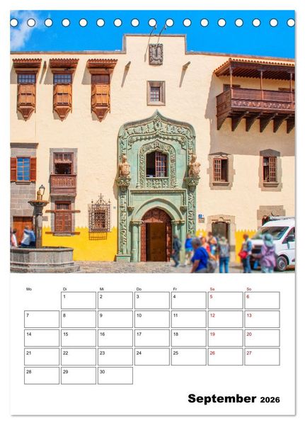 Produktbild: Las Palmas - ein traumhaftes Reiseziel (Tischkalender 2026 DIN A5 hoch), CALVENDO Monatskalender