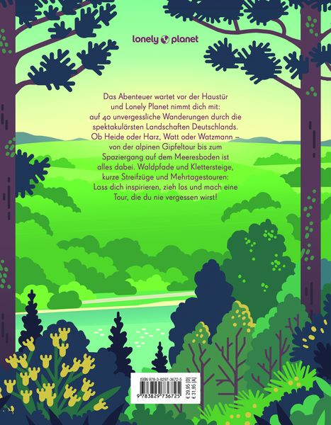 Produktbild: LONELY PLANET Bildband Legendäre Wanderrouten in Deutschland